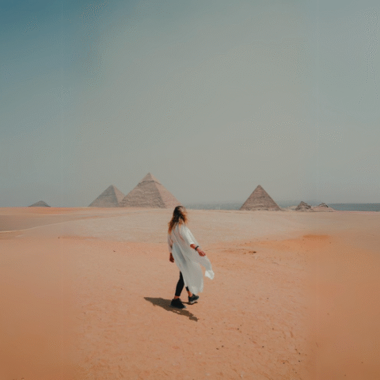 Pyramids of Giza – Egypt’s ancient marvel.