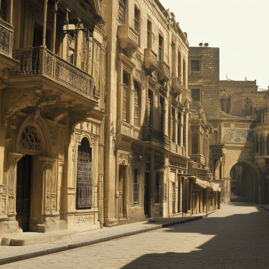 the old streets of cairo whit historic buildings and traditional markets - 5 Days Cairo and Fayoum Tour Package