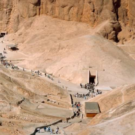Tomb entrance in the Valley of the Kings.