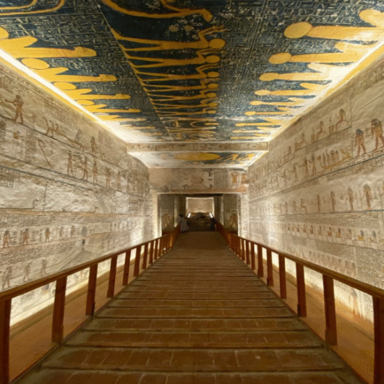 Valley of the Kings – Egypt’s royal burial ground.- 10 Days Nile Cruise, Abu Simbel & Cairo – Egypt Vacation.