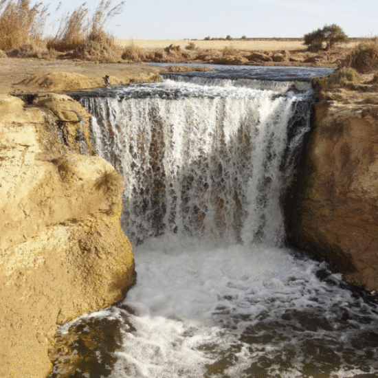5 Days Cairo and Fayoum Tour - waterfalls at Wadi El Rayan Fayoum Egypt istuning natural beauty