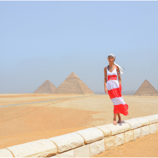 Giza Pyramid Complex during Cairo Day Tour from El Gouna