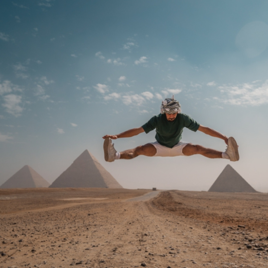 Giza Pyramids Complex in Cairo