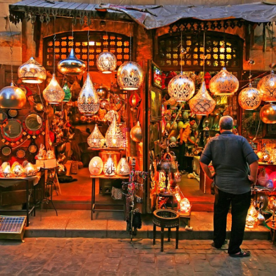Colorful Khan El Khalili Bazaar in Cairo - 5 Days Cairo and Bahariya Oasis Tour
