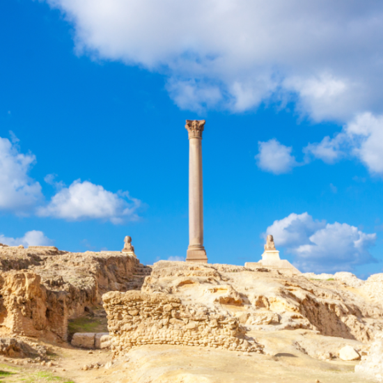 Pompey’s Pillar Alexandria Egypt Tours Group