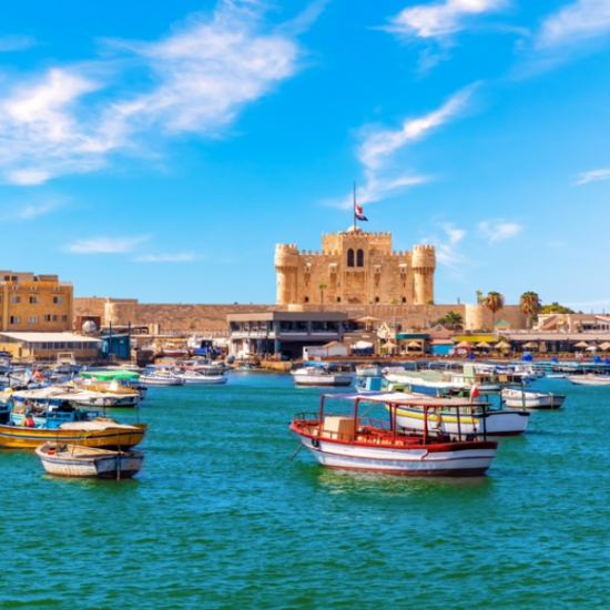Qaitbay Citadel in Alexandria - 15 Days Cairo, Luxor, Aswan, Abu Simbel, Hurghada & Alexandria Tour Package