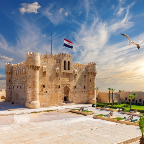 Qaitbay Citadel on the Alexandria coast - 14 Days Best of Egypt Tour