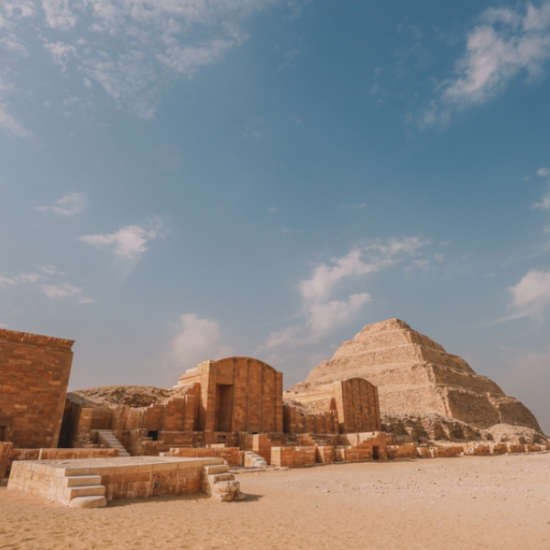 Saqqara Step Pyramid of Pharaoh Djoser - 14 Days Cairo, Hurghada, Nile Cruise & Alexandria Tour