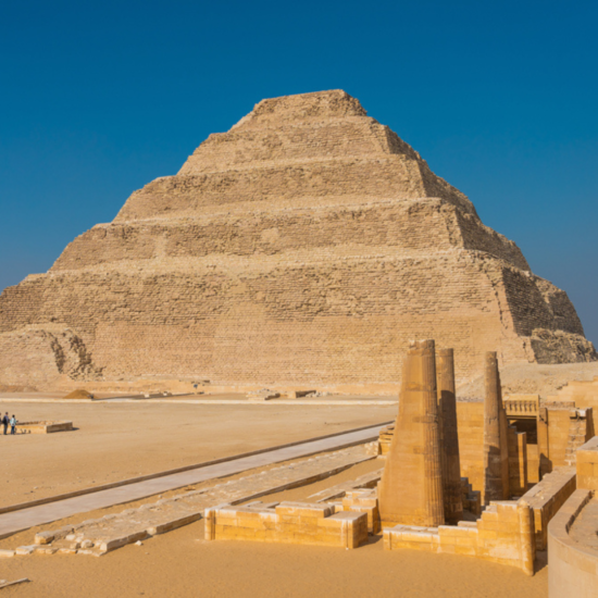 Step Pyramid of Saqqara in Egypt - Private Day Tour from El Gouna to Pyramids by Plane