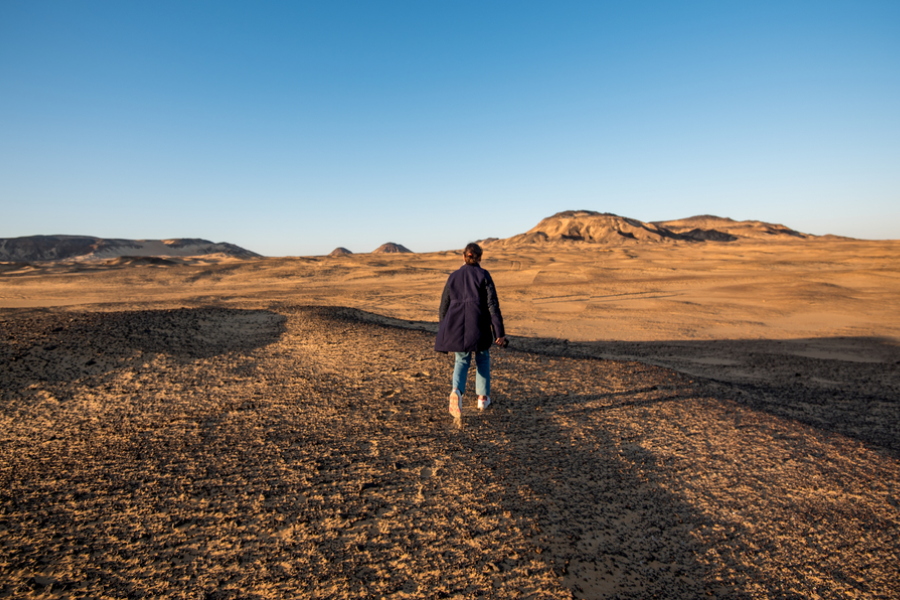 The Black Desert near Bahariya Oasis – 5 Days Bahariya Oasis Tour from Cairo