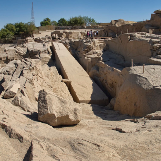 The Unfinished Obelisk Aswan granite quarry Egypt Tours Group