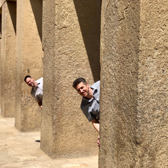 Ancient Valley Temple near Giza Pyramids