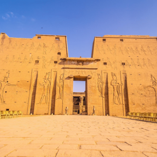 Interior of Edfu Temple in Egypt - 4 Days Nile Cruise from Cairo