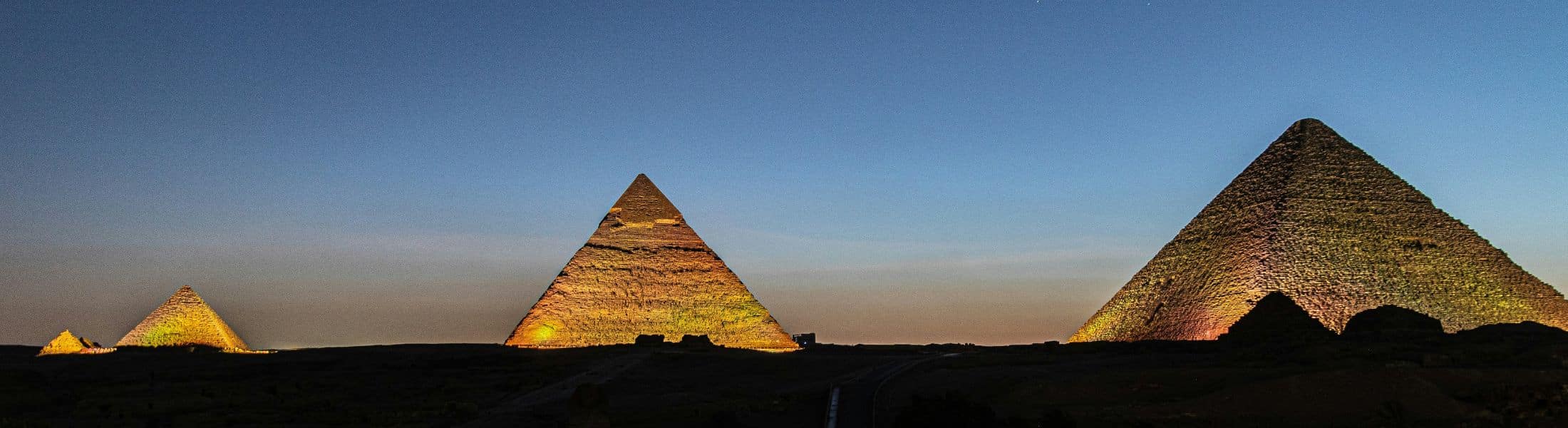 Espectáculo de Luz y Sonido en las Pirámides de Guiza - Espectáculo de Luces en las Pirámides de Egipto