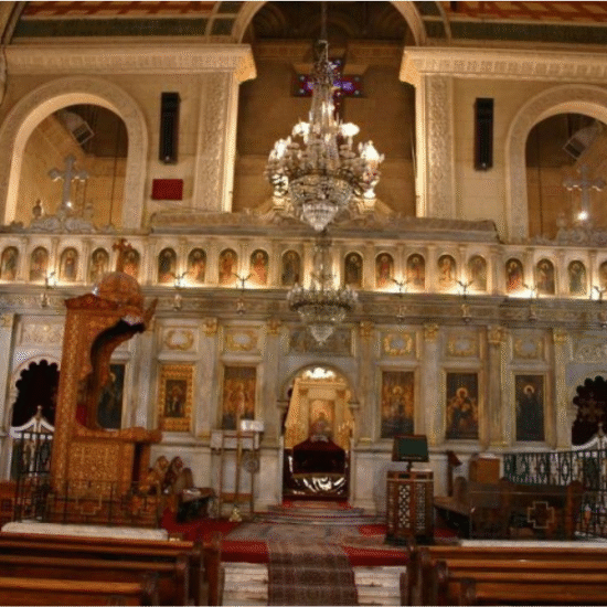 Saint Mark's Cathedral exterior in Alexandria, Egypt - Overnight Alexandria Tour from Cairo.