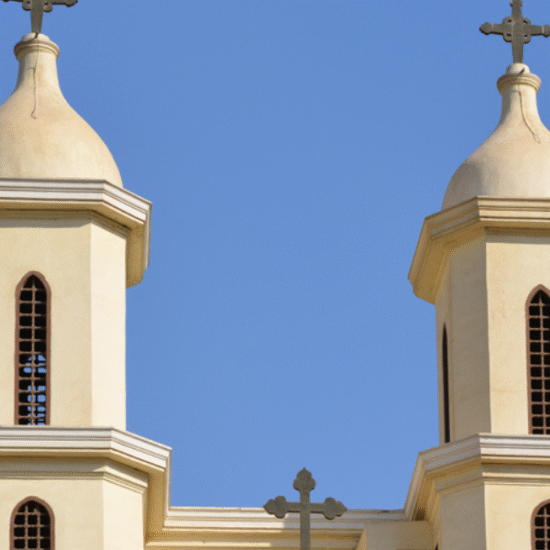 Interior of Ben Ezra Synagogue in Old Cairo, with intricate woodwork and historical charm - 3 Days Cairo Tour from Luxor by Flight