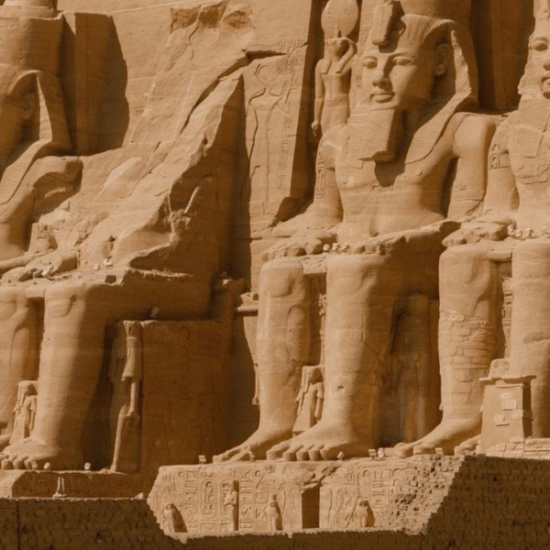 Grand statues of Ramses II at Abu Simbel Temple - 5 Days Nile Cruise Holiday During Easter from Luxor to Aswan