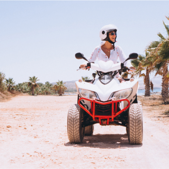 4x4 vehicle in desert dunes near Hurghada