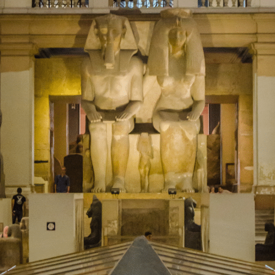 Exterior of the Egyptian Museum in Tahrir Square
