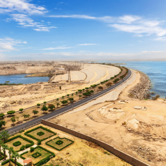 View of the Aswan High Dam and Lake Nasser - 14 Days Egypt Easter Tour - Cairo, Nile Cruise & Red Sea
