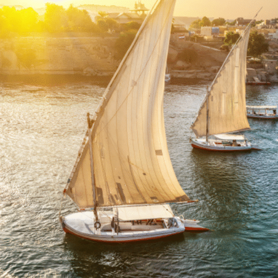 Nile River in Aswan – Serenity by the Water - Philae Temple Sound and Light Show