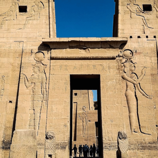 Temple of Isis at Philae Island in Aswan
