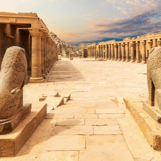 Temple of Philae on an island in Aswan - 14 Days Egypt Easter Tour: Cairo, Nile Cruise, Hurghada & Alexandria