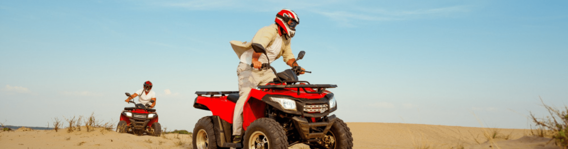 4x4 vehicle driving through the desert near Hurghada
