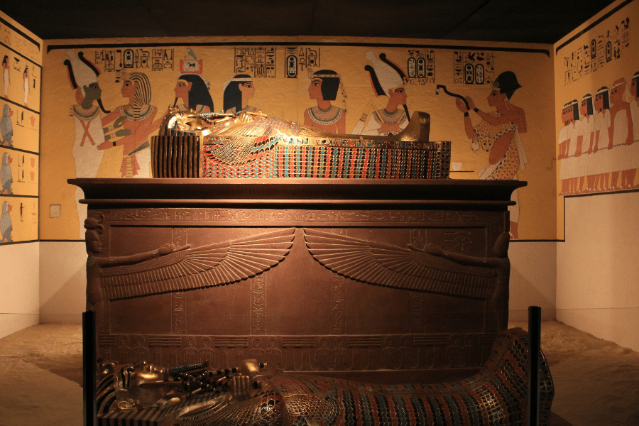 Entrance to a tomb in the Valley of the Kings, Luxor