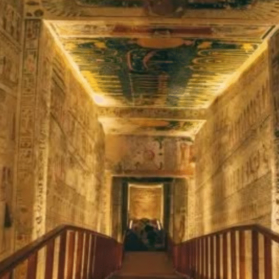 Tomb entrance in the Valley of the Kings, Luxor - 9 Days Easter Nile Cruise Tour – Cairo, Hurghada & Cruise