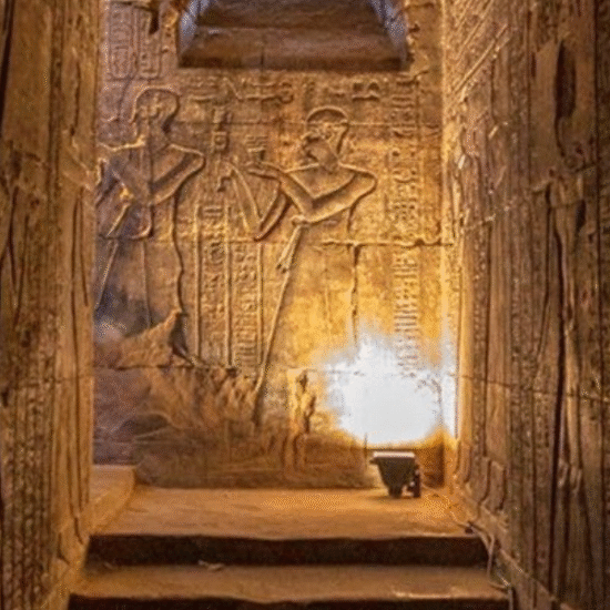 Entrance to a tomb in the Valley of the Kings, Luxor
