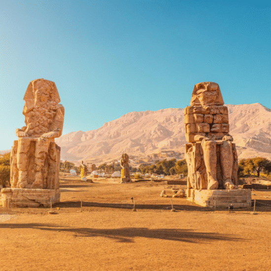 Colossi of Memnon Guardians of Ancient Thebes - 10 Days Egypt Honeymoon Package: Cairo, Nile Cruise & Hurghada