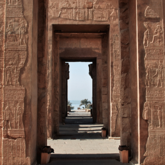 Kom Ombo Temple dedicated to Sobek and Horus, Nile River Egypt