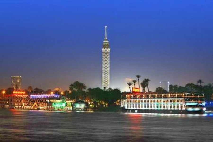 Nile Cruise Cairo Egypt luxury river cruise offering scenic views of ancient landmarks along the Nile - 8 Days Cairo, Abu Simbel, Luxor & Hurghada Christmas Holiday
