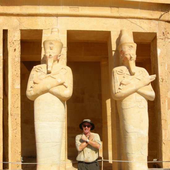 Temple of Hatshepsut in Luxor, Egypt – majestic mortuary temple of the powerful female pharaoh.