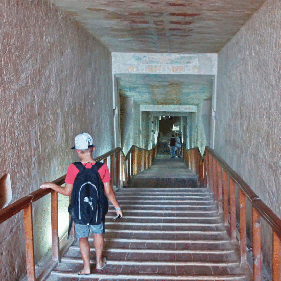 Valley of the Kings Luxor Egypt ancient royal tombs of the pharaohs.