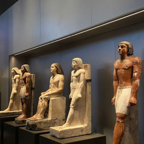 The Grand Egyptian Museum in Giza, Egypt – modern archaeological museum showcasing ancient Egyptian treasures.