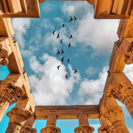 Philae Temple in Aswan, Egypt – ancient island temple dedicated to the goddess Isis - 8 Days Cairo & Nile Cruise Christmas Holiday