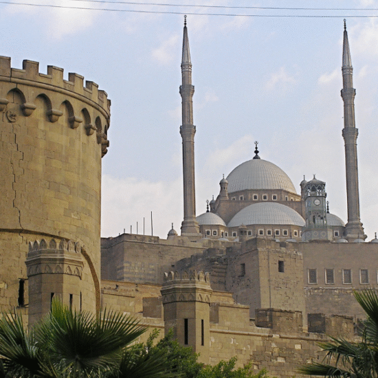 Saladin Citadel in Cairo, Egypt – historic fortress and top Islamic landmark overlooking the city.