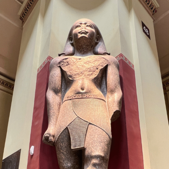 The Egyptian Museum Cairo Egypt historical museum housing ancient artifacts and royal treasures.