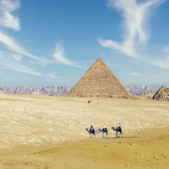 Horse riding experience near the Pyramids of Giza