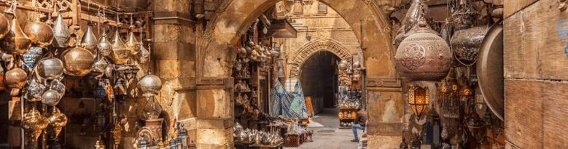 Khan El Khalili bazaar during our 9 Days Cairo, Aswan, Luxor and Hurghada Family Tour
