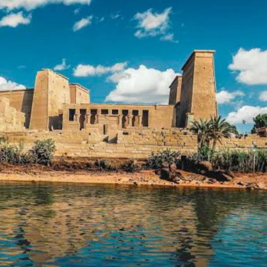 Philae Temple by day in Aswan