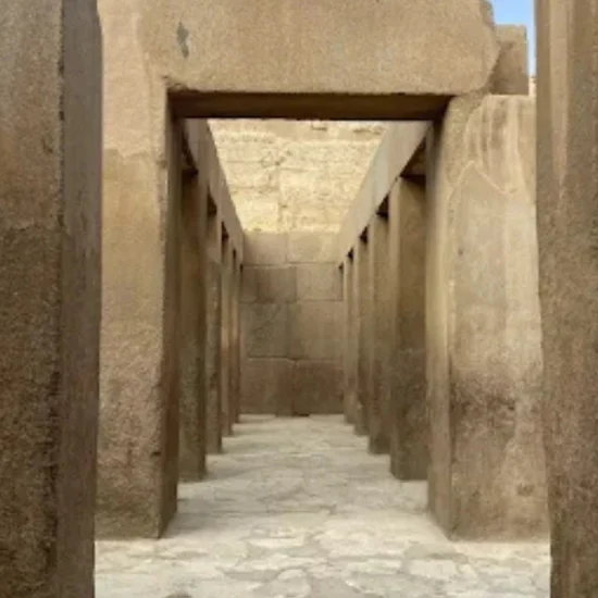 The Valley Temple of Giza during the daytime